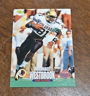 Michael Westbrook WR Washington Football Team #4 Classic 1995 Draft