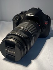 Canon EOS Rebel T5 Digital SLR Camera 18MP w/ 18-55mm  75-300mm Lenses