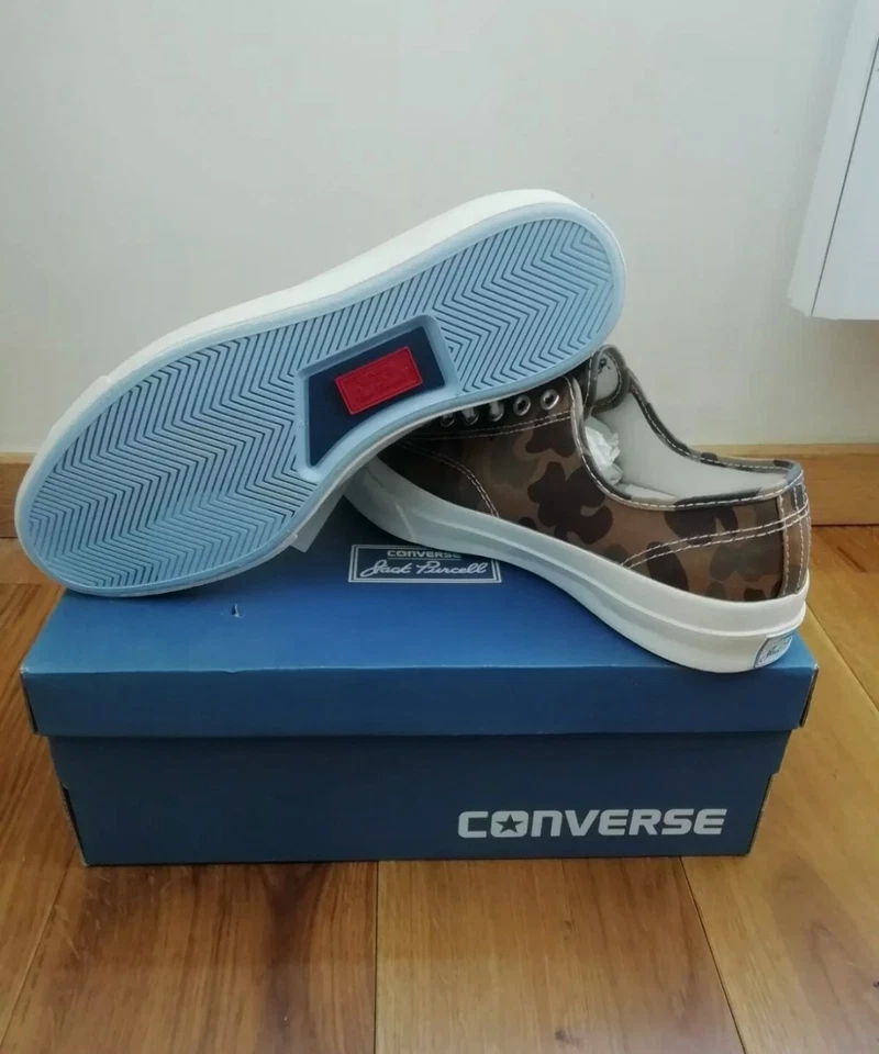 CONVERSE – Jack Purcell Camo Blanche Mixte – Taille 39 - Photo 3/4