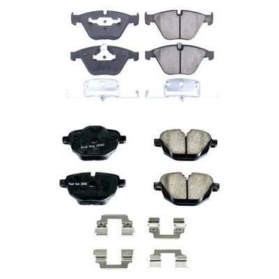 For BMW Z4 11-16 Z17 Evolution Plus Ceramic Front & Rear Disc Brake Pad Set
