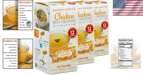 Savory Chicken Broth Packets - Gluten-Free & Keto-Friendly - Bild 2 von 6