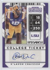 2020 Panini Contenders Draft Picks College Ticket K'Lavon Chaisson #271 Auto 0q3