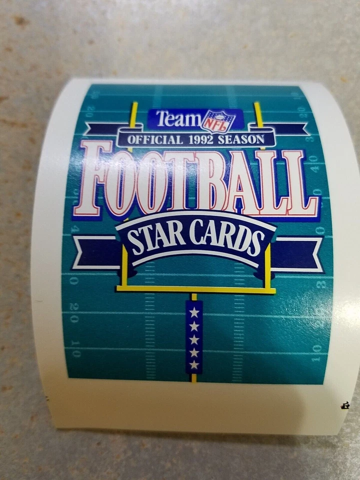 Michael Dean Perry Proof 1992 TEAM NFL STAR PLAYING CARDS SQUARED CORNERS - Image 2 of 3