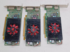 Lot of 3 AMD Radeon HD 8570 1GB GDDR3 GPU 1x Full Height, 2x Low Profile 