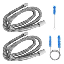 2 PACK Universal Tubing Replacements for CPAP Supplies, 6 Foot Hoses Compatib...