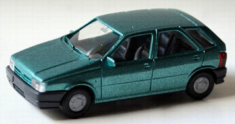 Fiat Tipo Hatchback 1988-93 Tipo 160 Verde Laguna Metallico 1:87 Rietze 20370 - Immagine 2 di 4