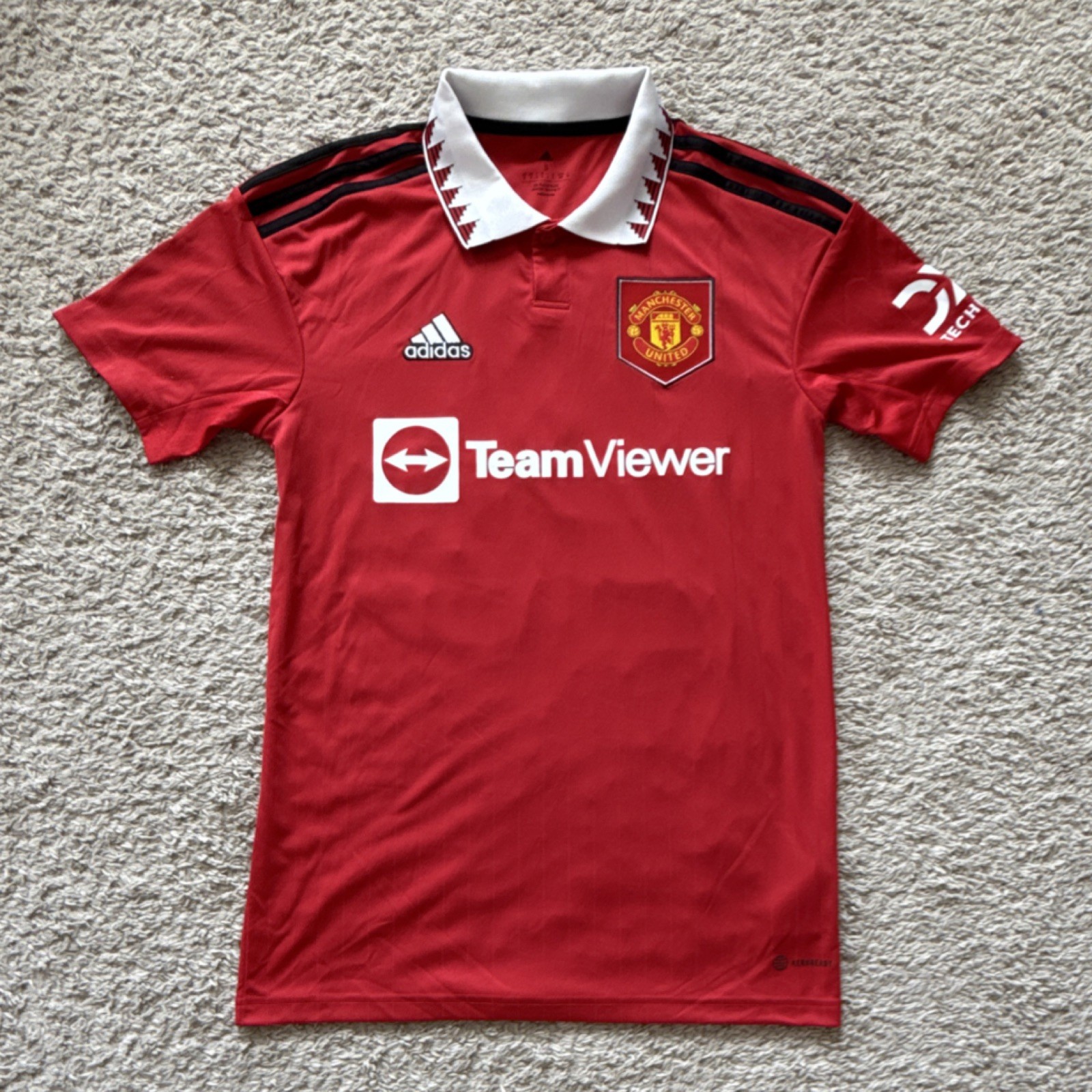 adidas Manchester United Sancho #25 Men's Soccer Jersey Red Size S