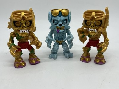 3x Treasure X Monster Gold-Serie von Moose Toys Actionfigur