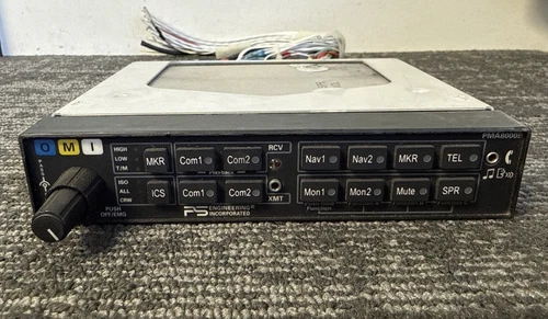 PS Engineering, Inc. PMA8000-B Audio Selector Panel P/N: 050-890-0402 (11-33V)