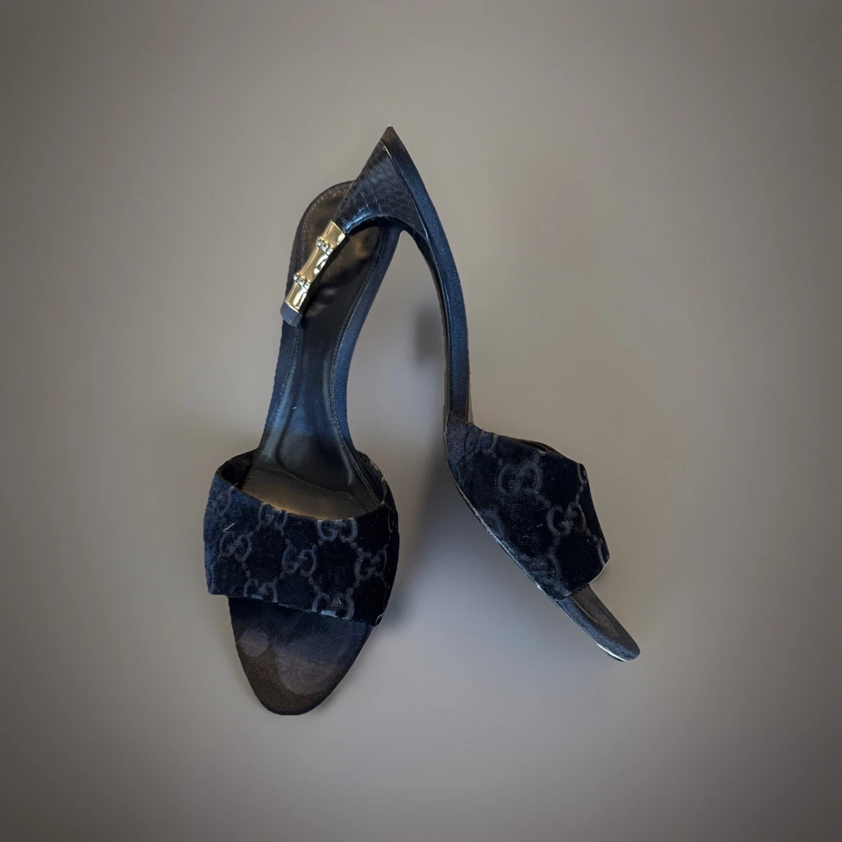 Gucci Monogram Shoes In Women's Heels for sale | eBay