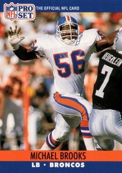 1990 Pro Set #485 Michael Brooks qty L1