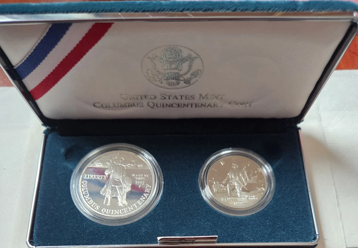 コロンブス・クインセンテナリー 2枚セット Columbus Quincentenary Coins for sale | eBay