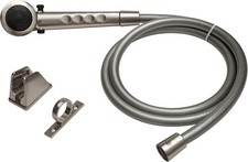 Dura Faucet RV Shower Head and Hose Kit, Brushed Satin Nickel