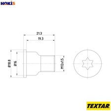 BOLT BRAKE DISC TPM0005 FOR VW AUDI A8L Q7/SUV/Van MERCEDES-BENZ G-CLASS  PUCH
