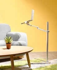 Height Adjustable Stand Mount For Laptop Macbook  10-17.3" iPad Pro 12 9-Sil