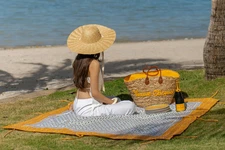 Veuve Clicquot Souleiado Le Picnic Collection Cotton Patterned Tote Bag & Rug