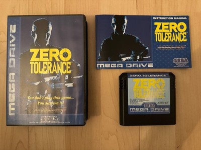 ZERO TOLERANCE SEGA MEGA DRIVE Spiel in OVP, CiB aus privater Sammlung
