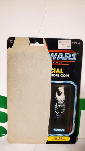 Star Wars Kenner Vintage POTF Han Solo Carbonite Cardback Display Yours MOC