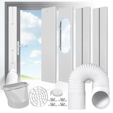 Portable Air Conditioner Window Kit - Adjustable Universal Window Seal AC Ven...