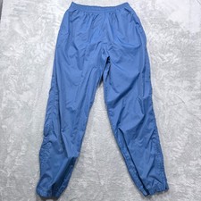 Nike Track Pants XL Blue Vintage Nylon Windbreaker Joggers Swoosh Logo