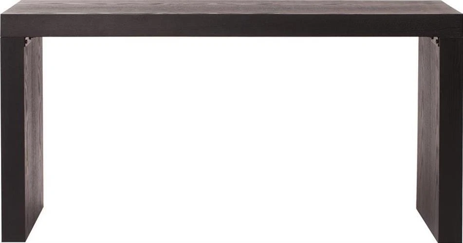 Sleek Ebony Black Console Table for Modern Homes - Image 2 of 2