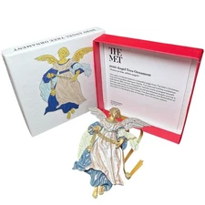 Metropolitan Museum of Art THE MET 2020 Angel Tree Handmade Ornament Boxed