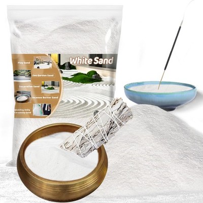 15 OZ Fine White Sand for Crafts  Quartz Zen Garden Sand Decorative for Vases...