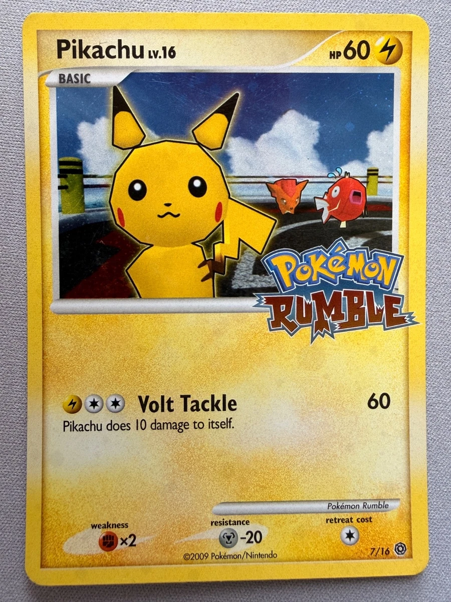 pokemon rumble cards ebay products for sale this card is the perfect way to showcase your collection. 2009 Pokemon Rumble PIKACHU Holo