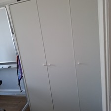 IKEA KLEPPSTAD Wardrobe – 3 Doors – White