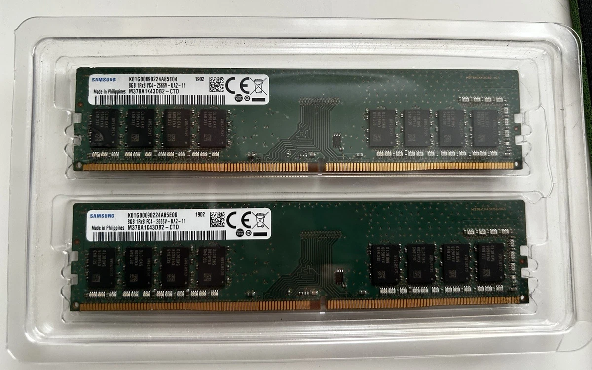 Samsung PC4-21300 (DDR4-2666) Bus Speed Computer RAM 8 GB Capacity