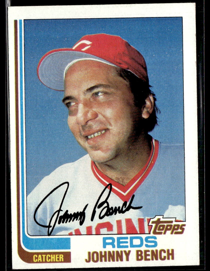 1982 Topps #400 Johnny Bench Reds Baseball Card 2002I