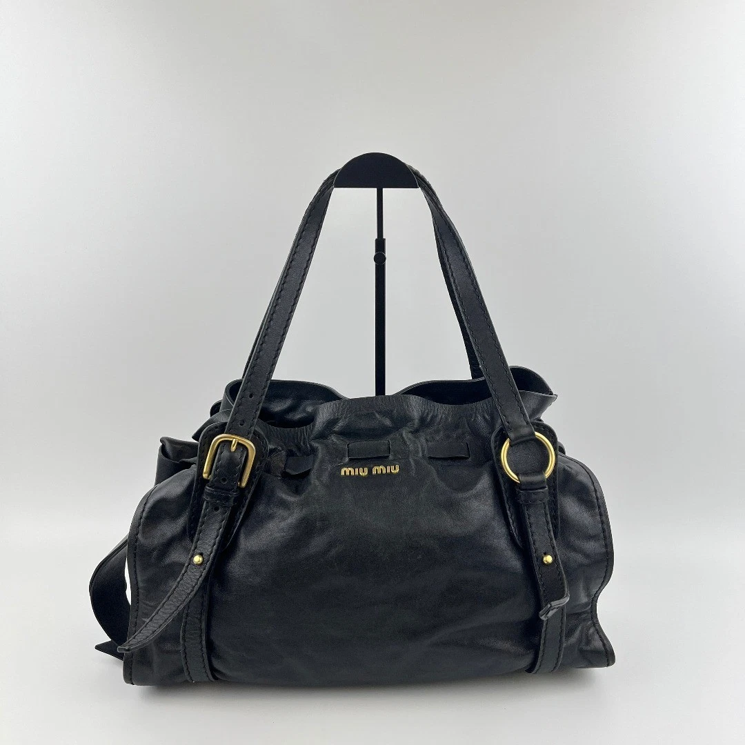 Miu Miu Shoulder Bag Black Bags & Handbags for Women for sale | eBay