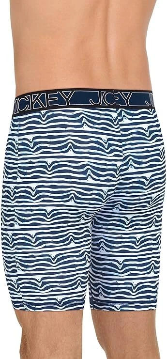 Jockey Ropa Interior Hombre Microfibra 9" Pierna Larga Boxer Calzoncillo - Paquete de 3 S Caja Dañada Foto 2 de 3