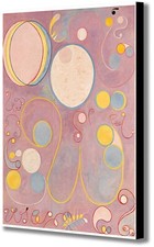 The Ten Largest - No.8 - by Hilma AF Klint - Canvas Wall Art Framed Print