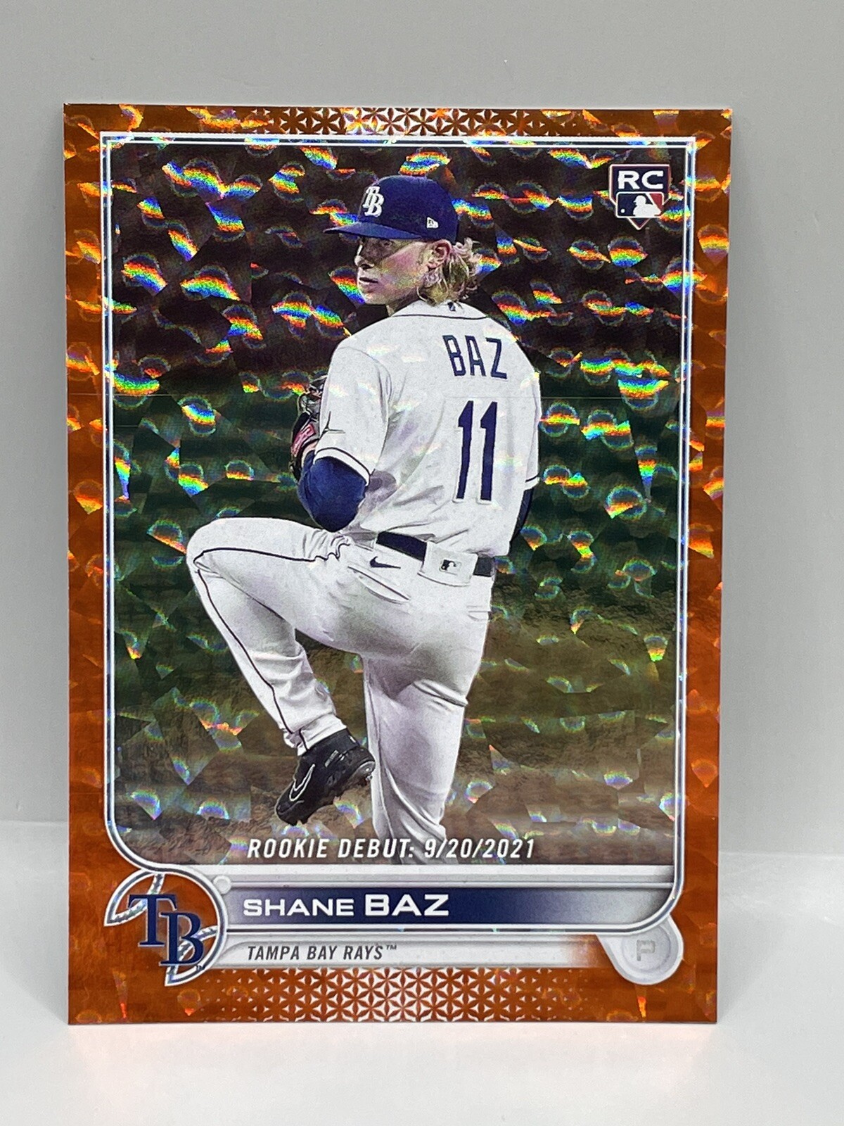 2022 Topps Update Red Foil #US240 Shane Baz  /199 Tampa Bay Rays