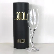 Riedel Limited Ed 2001 Champagne Flute Wine Glass Boxed
