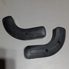 Mopar 70s 80s Dodge Truck Bench Seat Hinge Covers Black Vgc 4264832 4264833