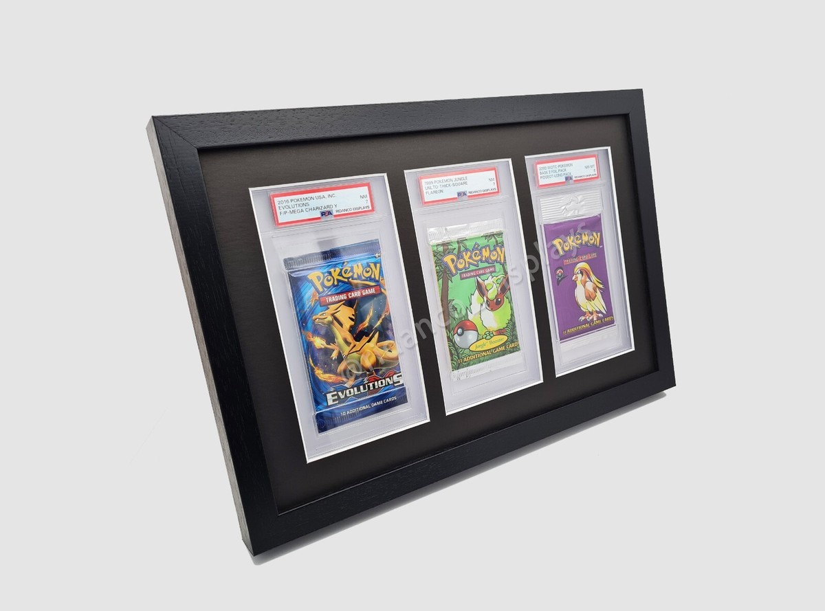 Frame for 3 Graded Booster Packs Slabs Artset Display for PSA Size Boosters | eBay Frame for 3 Graded Booster Packs Slabs Artset Display for PSA Size Boosters | eBay