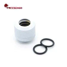 FREEZEMOD 10pcs Computer Water Cooler Hard Tube Fitting OD12mm Hard Tube Adapter