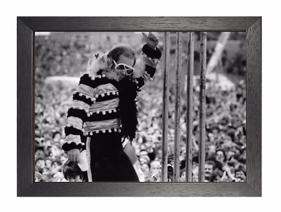 Sir Elton John 8 englischer Sänger schwarz-weiß Musiker Poster Popstar berühmt 