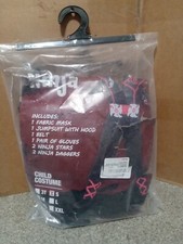 JAZGROM Ninja Red Dragon Halloween Costume - S