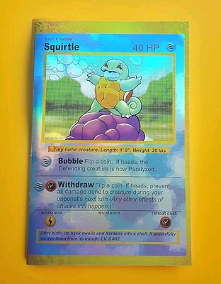 Cosplay Wars Pokemon Squirtle C2E2 Matthew Waite Foil Cover Variant LE100 + COA