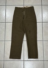 Vintage 1943 WW2 British Army Battledress Serge Wool Trousers Pants 1940s