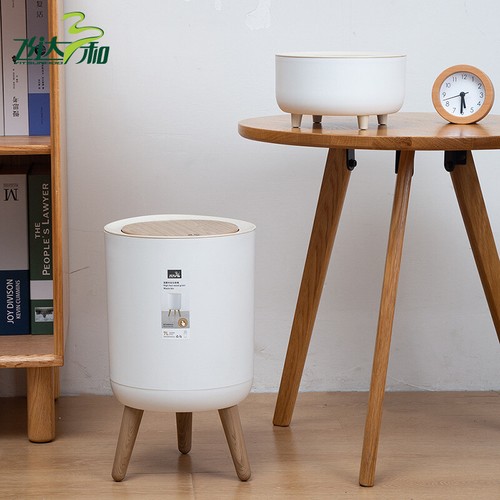 Nordic Press Lidded Recycling Bin Kitchen Rubbish Dustbin Dog-Proof Waste Can UK - Picture 6 of 10