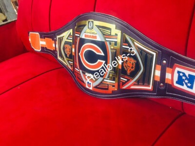 Chicago Bears NFL Championship Wrestling Belt 2mm ZINC Adult Size | eBay