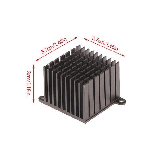 Parts Heatsink Aluminum Motherboard Cooling Heat Sink Radiator Heat 37*37*30MM - Photo 2/14