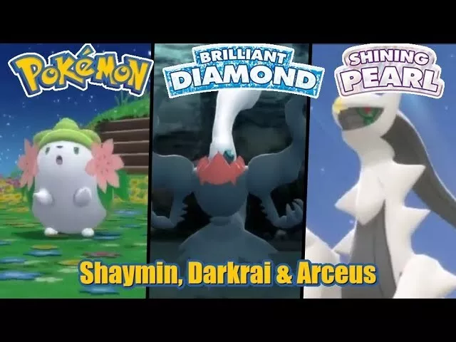 DARKRAI SHAYMIN Shiny 6IV PACK // Pokemon Brilliant Diamond 