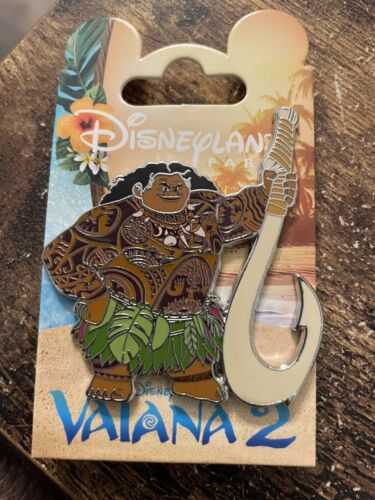 Disneyland Paris Moana 2 Maui With Hook Disney Pin 2024