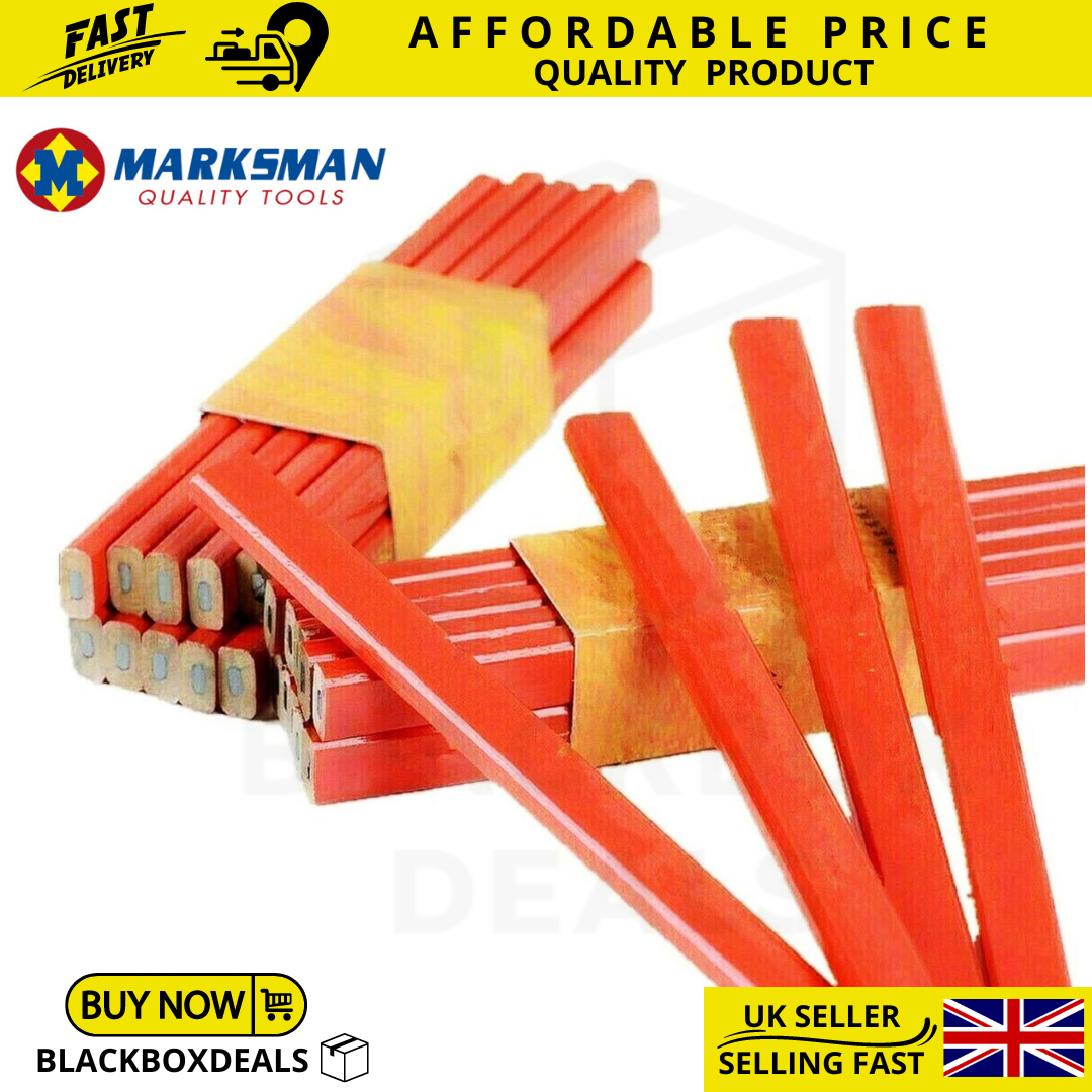 Carpenters Pencils Joiner Woodwork Builders Wood Working Toolbox