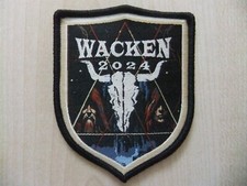 Wacken 2024 Logo Aufnäher Patch Clawfinger E...
